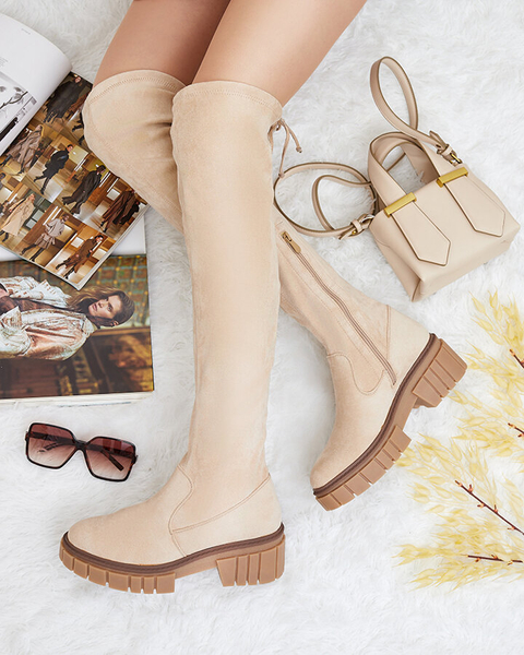 Royalfashion Damskie kozaki za kolano Staroll