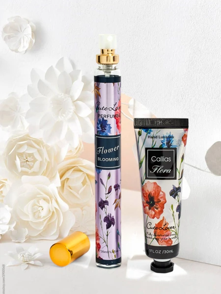 Zestaw Krem do rąk i perfumetka Flower Blooming