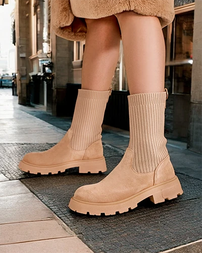 Royalfashion Botki damskie wsuwane Derette