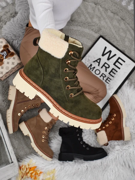 Жіночі ботильйони-трапери з хутром Tessara