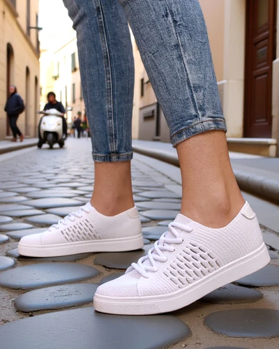 Royalfashion Damskie materiałowe buty sportowe Norbiese