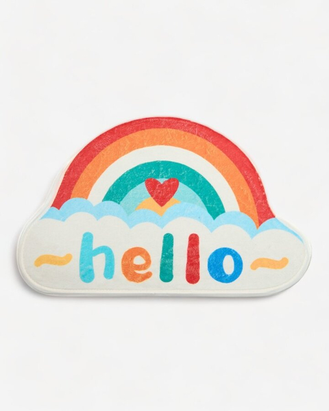 Royalfashion Килимок на підлогу кольоровий з веселкою 40x60