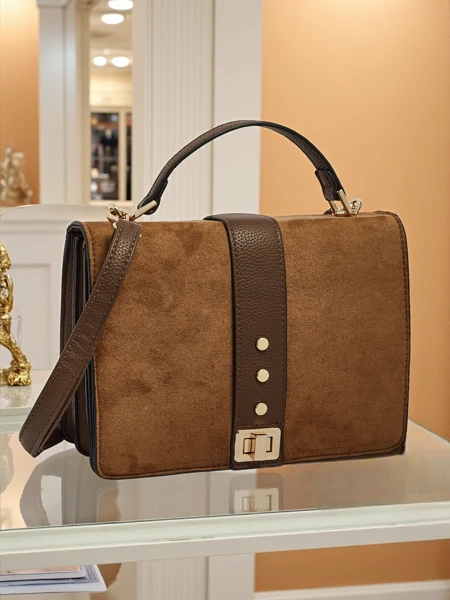 Mała damska torebka z eko skóry Karelia