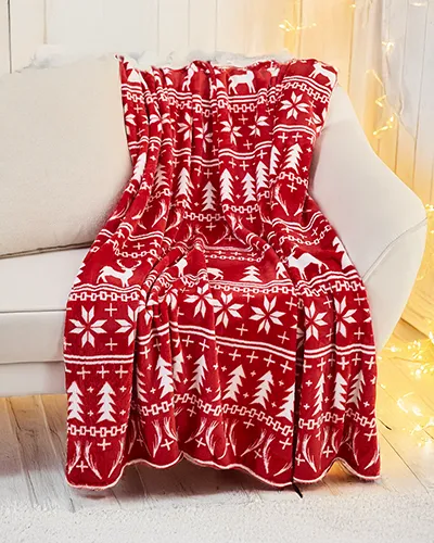 Royalfashion Різдвяний плед 200x220