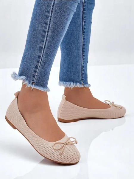 Royalfashion Materiałowe damskie baleriny Magger