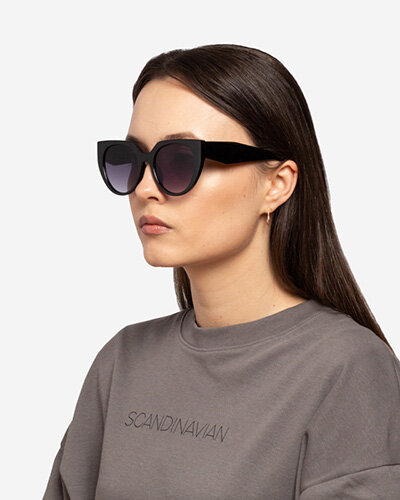 Royalfashion Okulary przeciwsłoneczne a'la kocie oko