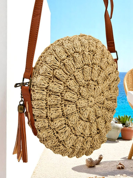 Royalfashion Mała słomiana torebka damska Solea Mini