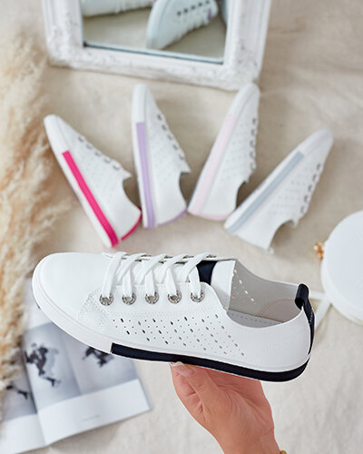 Royalfashion Damskie ażurowe tenisówki Murras