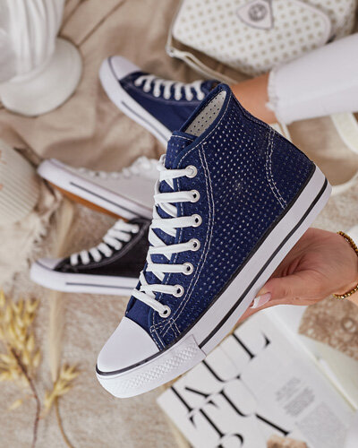 Royalfashion Damskie ażurowe trampki Nimm