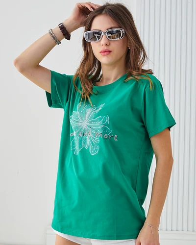 Royalfashion Жіноча бавовняна футболка Більше і більше