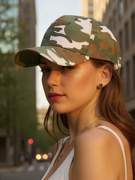 Royalfashion Czapka z daszkiem moro CamoFlex