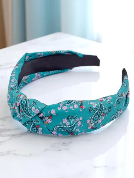 Royalfashion Opaska do włosów z pleceniem we wzorki Molly Twist