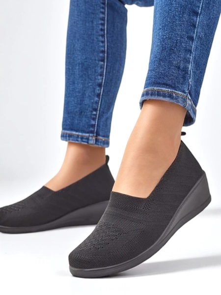 Royalfashion Mokasyny damskie na niskim koturnie Epoles