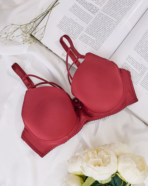 Royalfashion Damski biustonosz z ozdobnymi paseczkami