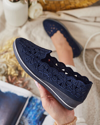 Royalfashion Półbuty damskie na niskim koturnie Dellio