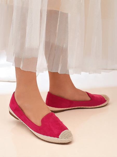 Royalfashion Damskie espadryle eko zamszowe Bombei