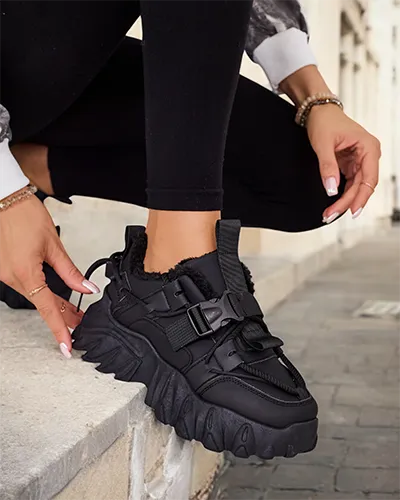 Royalfashion Ocieplane sneakersy damskie Losgos
