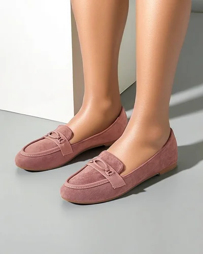 Royalfashion Mokasyny damskie eko zamszowe Zammei