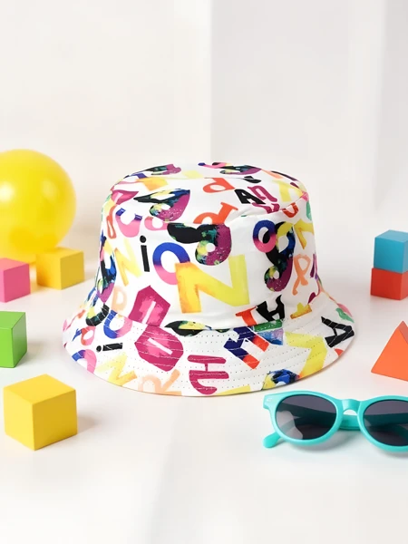 Royalfashion Dziecięcy Kapelusz typu Bucket Color Splash Bucket