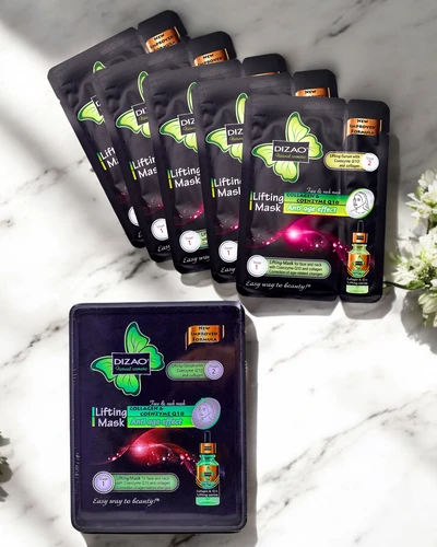 DIZAO- Zestaw serum i maska z Koenzymem Q10 i kolagenem