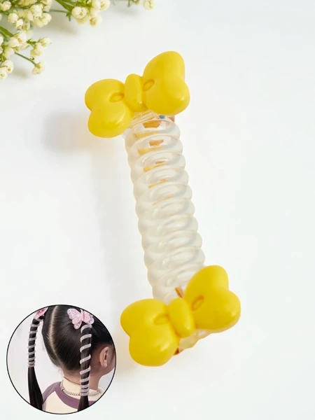 Royalfashion Гумка для волосся у формі спіралі з бантом Bow Twist