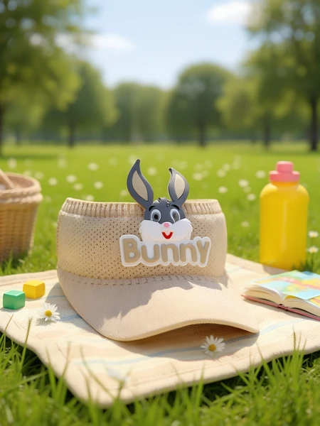 Royalfashion Dziecięcy daszek Przeciwsłoneczny Bunny Ears