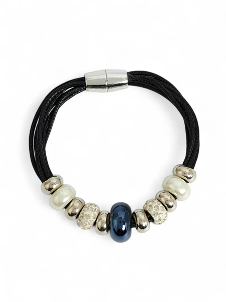 Bransoletka damska z koralikami Sparkle Cord