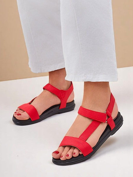 Royalfashion Damskie sandały na płaskiej podeszwie Lillia