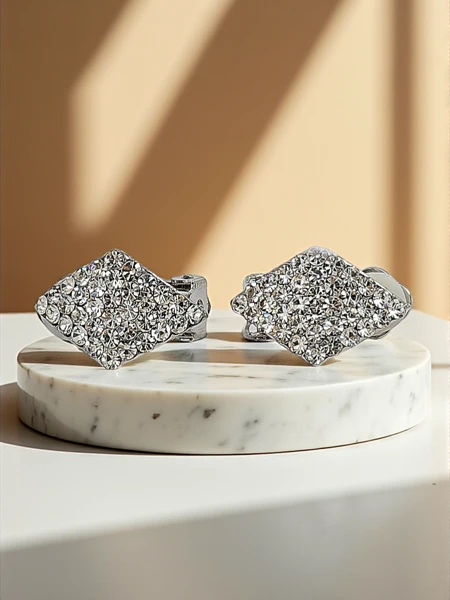 Royalfashion Klipsy kolczyki damskie z cyrkoniami