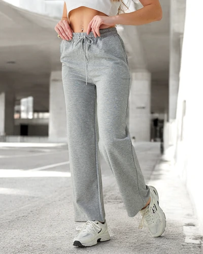 Royalfashion Poszerzane spodnie damskie