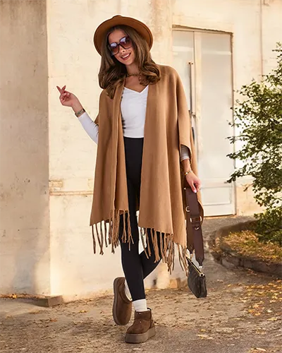 Royalfashion Damskie ponczo