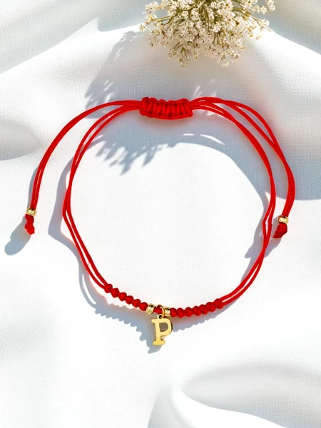 Bransoletka damska z literką "P" Petit Charm
