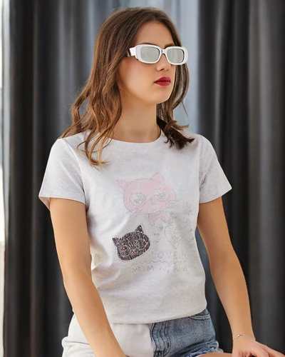 Royalfashion Жіноча блузка з бавовни