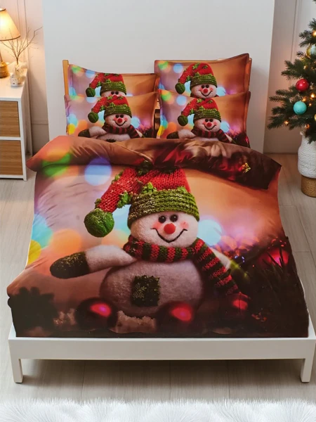 Royalfashion Pościel świąteczna 160x200 komplet 3-CZĘŚCI