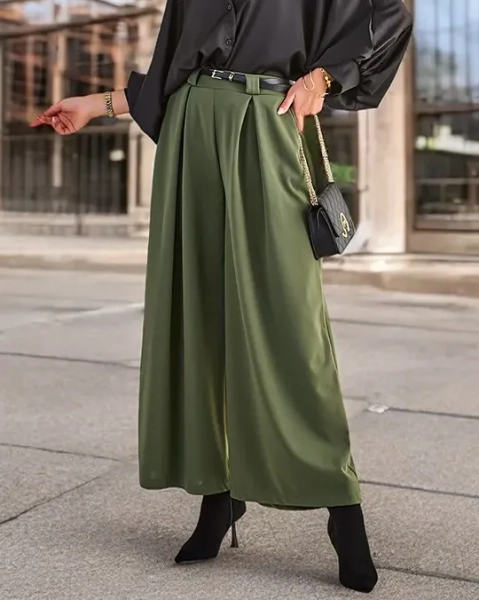 Royalfashion Szerokie spodnie damskie