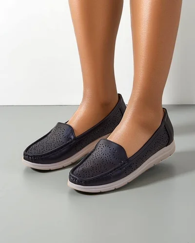 Royalfashion Дамські перфоровані мокасини Besset
