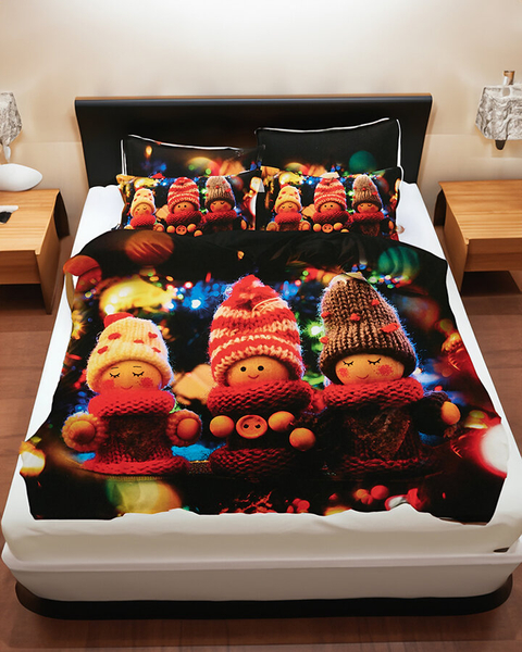 Royalfashion Pościel świąteczna 160x200 komplet 3-CZĘŚCI