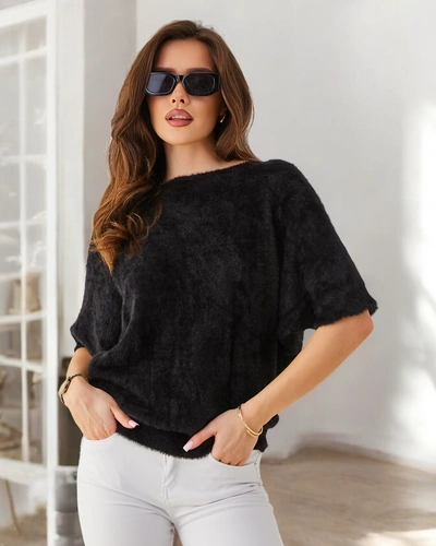 Royalfashion Cienki damski sweterek a'la angora