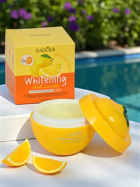 Aurelia Lemon Hydratica Maska Przeciwzmarszczkowa z Ekstraktem Cytrynowym 120ml