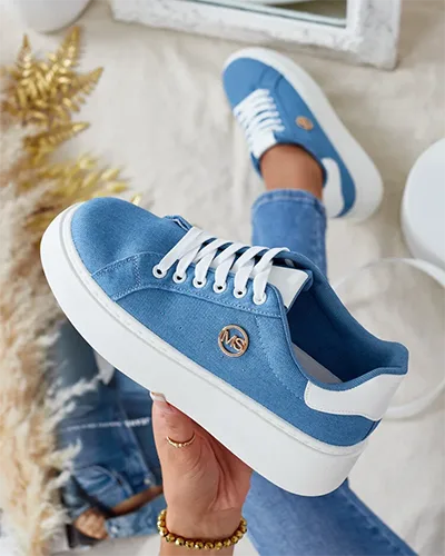 Royalfashion Sportowe sneakersy damskie na platformie Calomie