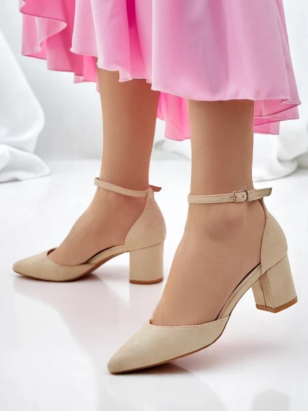 Royalfashion Damskie czółenka eko zamszowe Vinoy