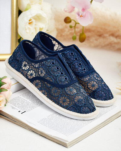 Royalfashion Damskie ażurowe tenisówki Nurram