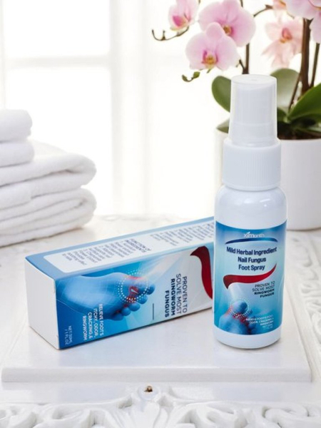 Spray łagodzący objawy grzybicy stóp i paznokci