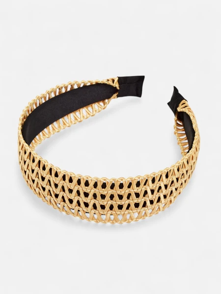 Royalfashion Opaska damska ażurowa pleciona