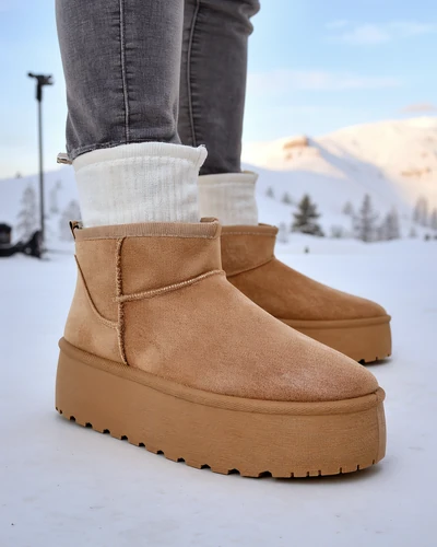 Royalfashion Buty a'la śniegowce damskie na platformie Dagodo