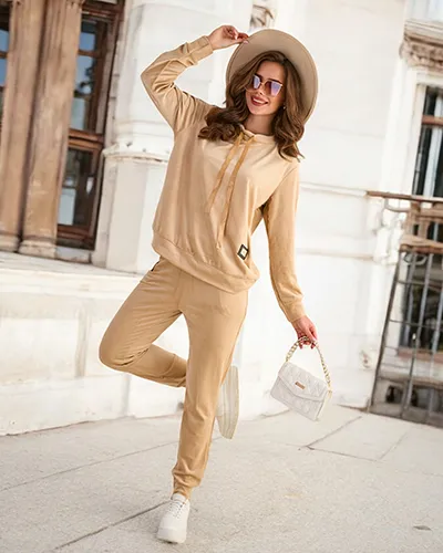 Royalfashion Damski komplet a'la welur