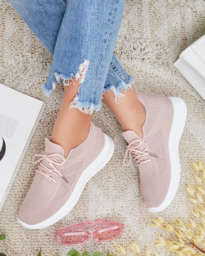 Royalfashion Damskie materiałowe buty sportowe Vobullo