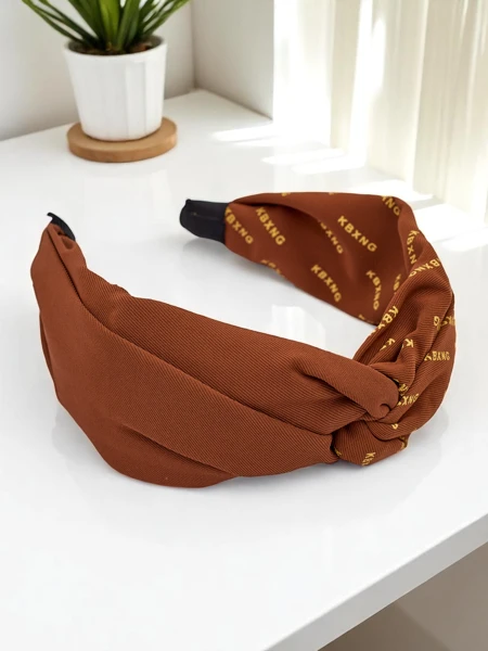 Royalfashion Opaska do włosów z pleceniem we wzorki Laras