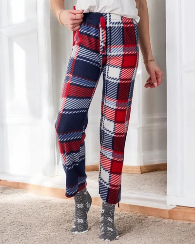 Royalfashion Бавовняні жіночі штани на Різдво з клітинчатих піжам