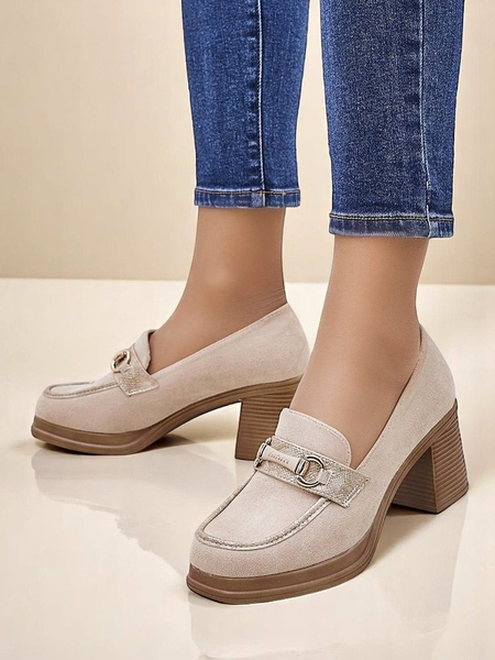 Royalfashion Mokasyny damskie na słupku Apareus